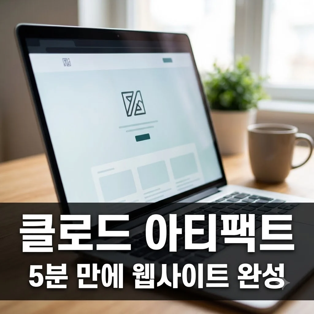 클로드 아티팩트 활용법: 코딩 없이 5분 만에 웹사이트 만드는 완전 가이드